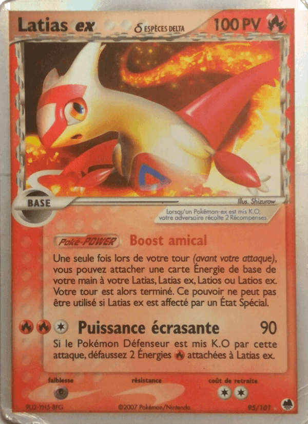 Latias ex δ, carte 95 de EX Île des Dragons