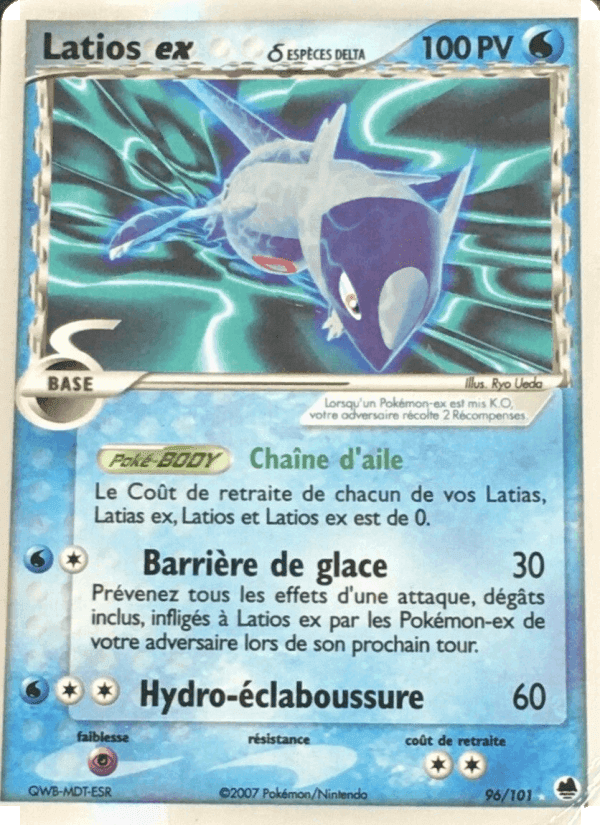 Latios ex δ, carte 96 de EX Île des Dragons