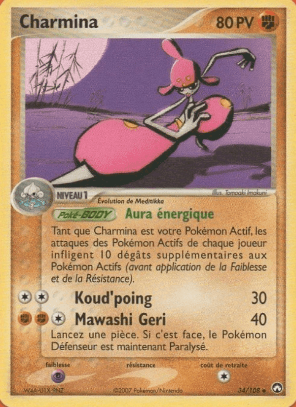 Charmina, carte 34 de EX Gardiens du Pouvoir