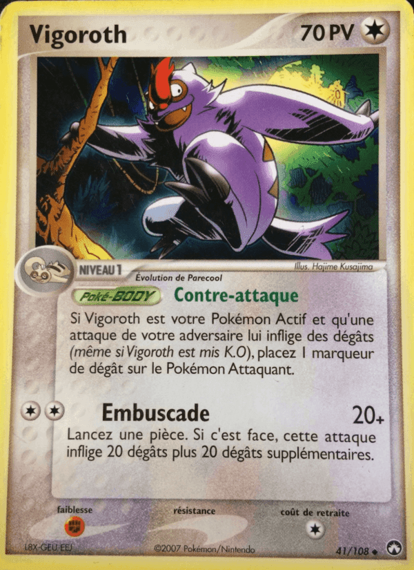 Vigoroth, carte 41 de EX Gardiens du Pouvoir