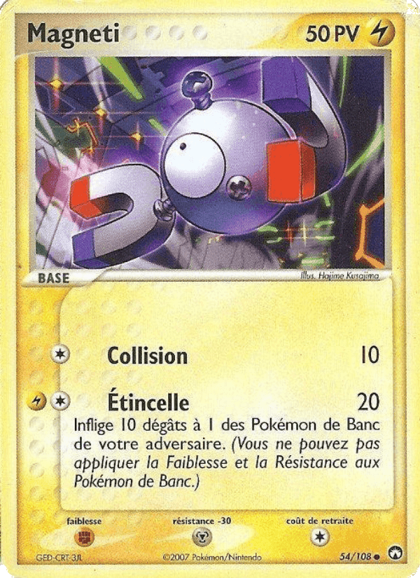 Magnéti, carte 54 de EX Gardiens du Pouvoir