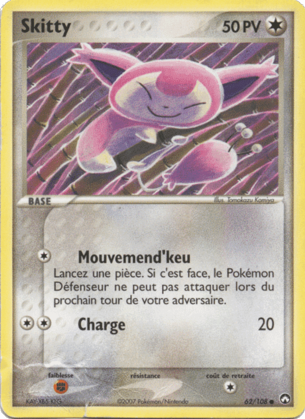 Skitty, carte 62 de EX Gardiens du Pouvoir