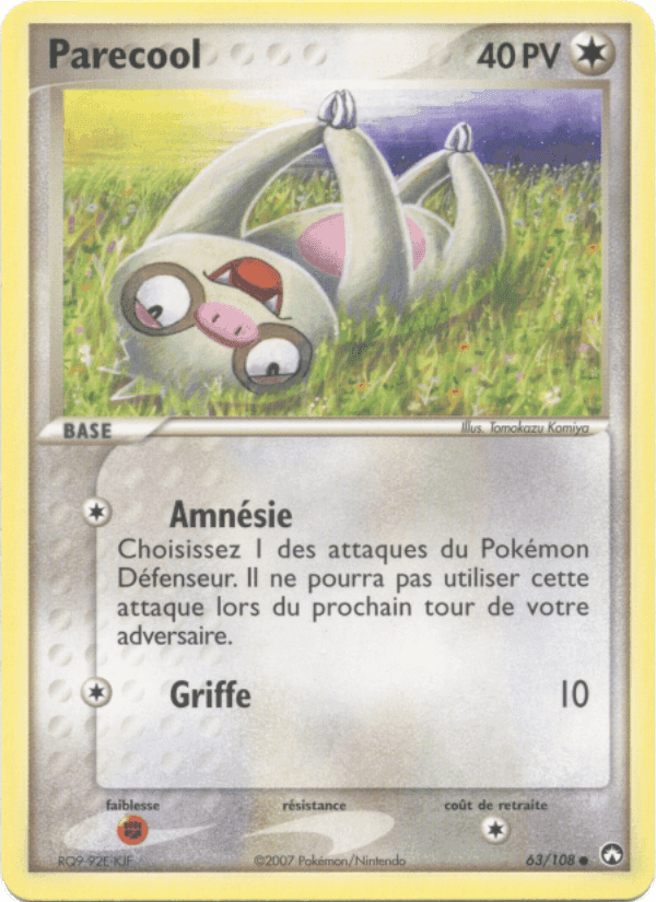 Parecool, carte 63 de EX Gardiens du Pouvoir