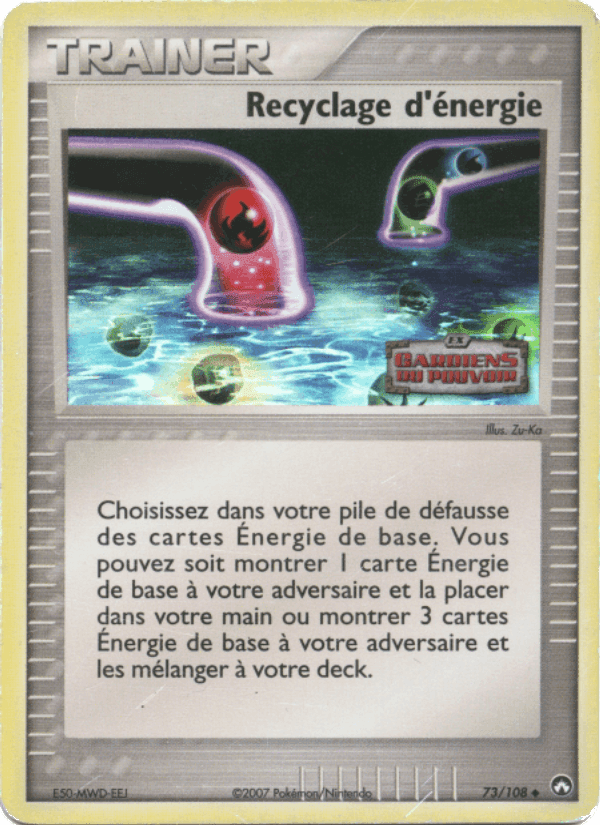 Recyclage d'énergie, carta 73 di EX Gardiens du Pouvoir