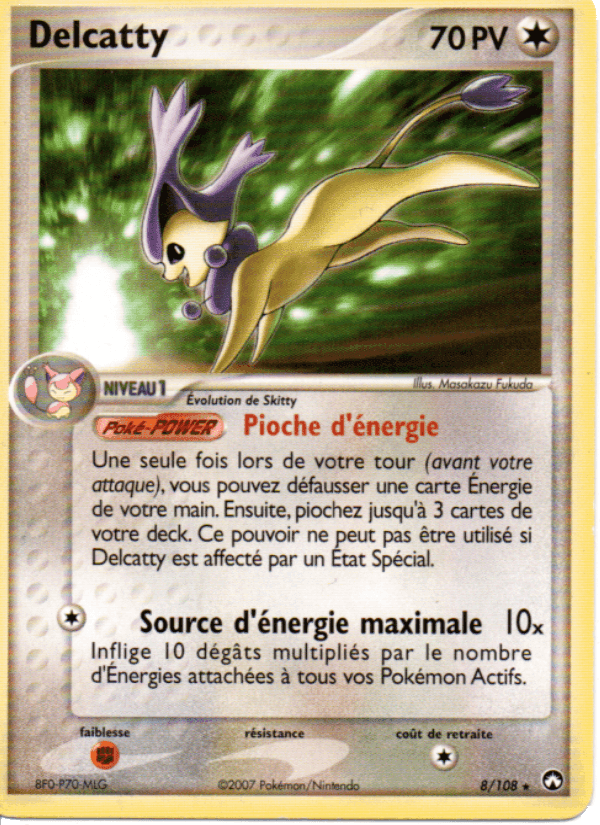 Delcatty, carta 8 de EX Gardiens du Pouvoir
