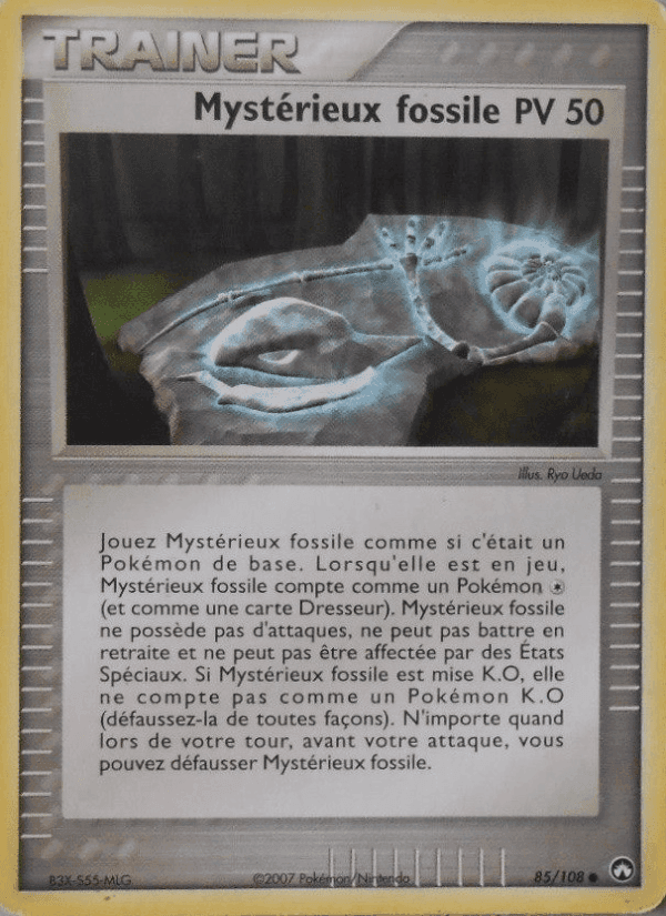Mystérieux fossile, carte 85 de EX Gardiens du Pouvoir