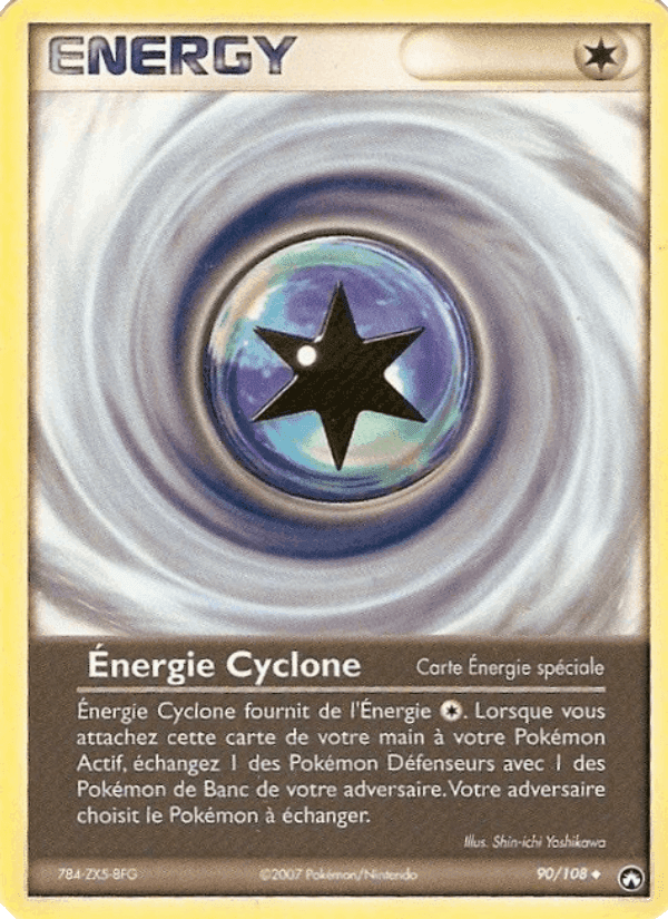 Énergie Cyclone, card 90 from EX Gardiens du Pouvoir