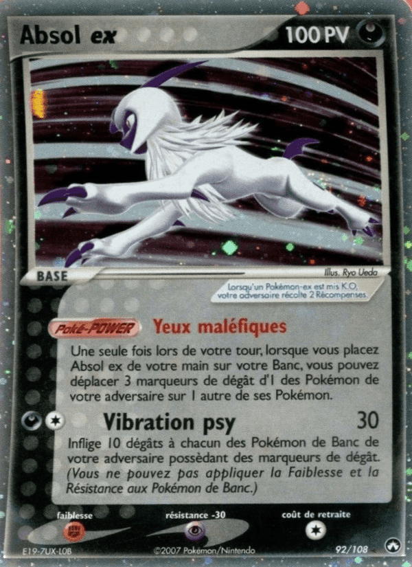 Absol ex, carte 92 de EX Gardiens du Pouvoir