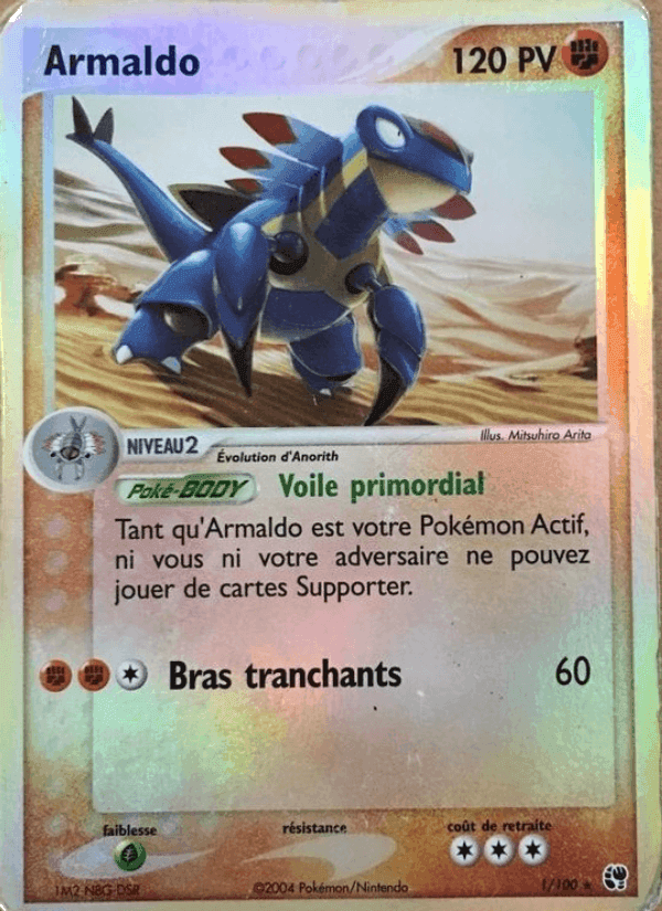 Armaldo, carte 1 de EX Tempête de sable
