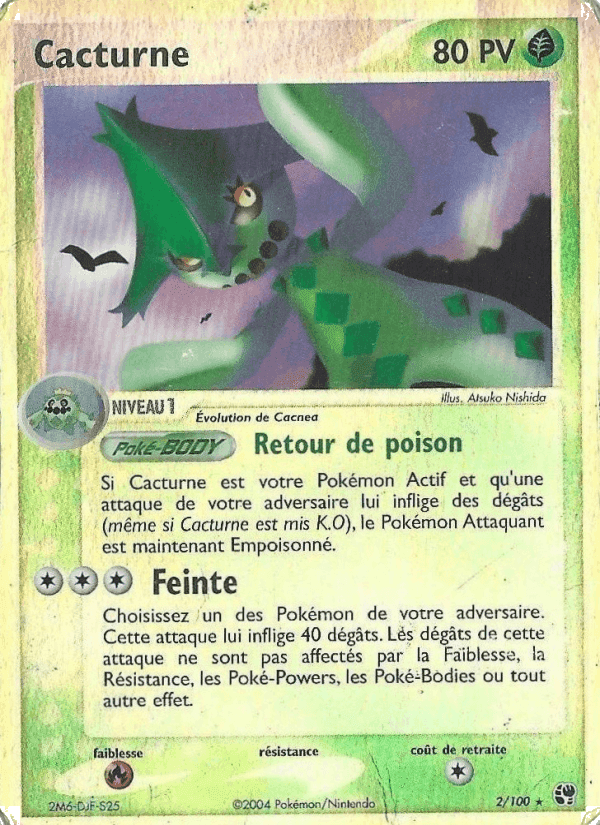 Cacturne, carte 2 de EX Tempête de sable
