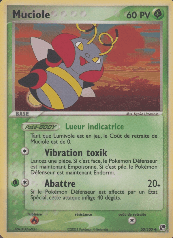 Muciole, carte 53 de EX Tempête de sable