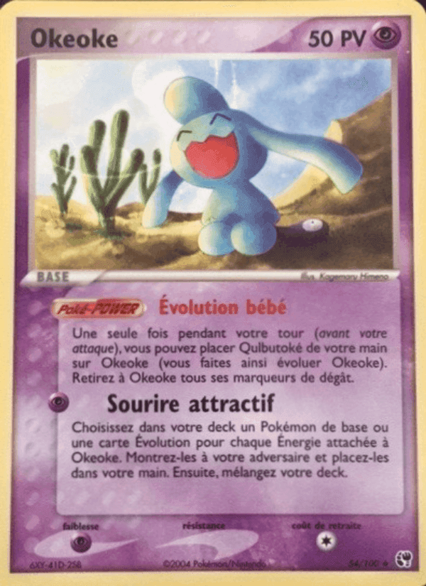 Okéoké, carte 54 de EX Tempête de sable