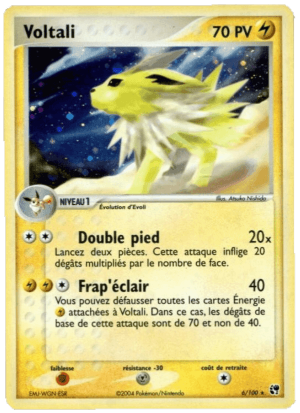 Voltali, carte 6 de EX Tempête de sable