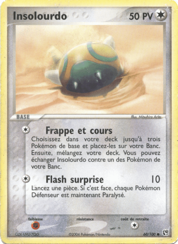 Insolourdo, carte 60 de EX Tempête de sable
