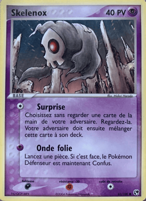 Skelénox, carte 61 de EX Tempête de sable