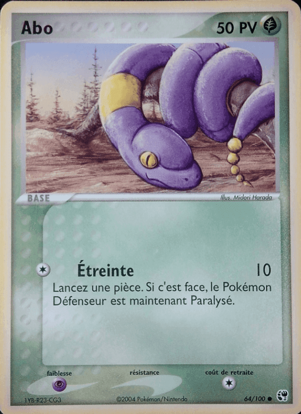 Abo, card 64 from EX Tempête de sable