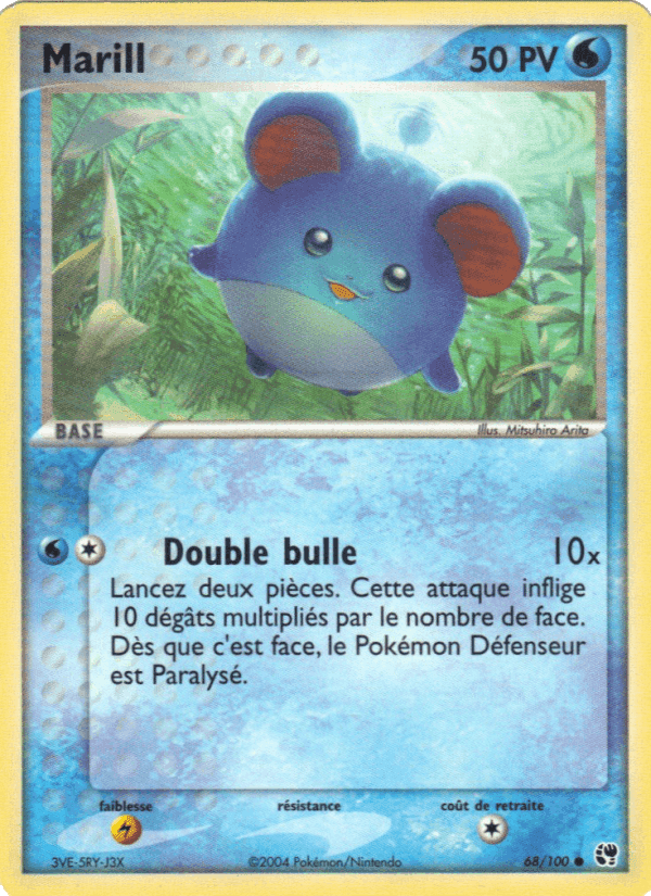 EX Tempête de sable の 68 番、Marill