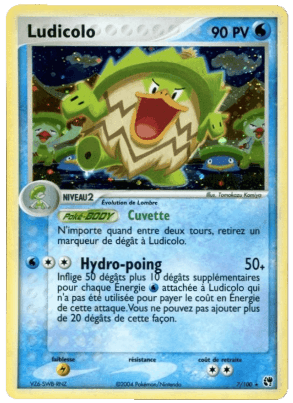 Ludicolo, carte 7 de EX Tempête de sable