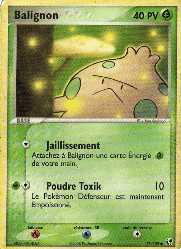 Balignon, carte 78 de EX Tempête de sable