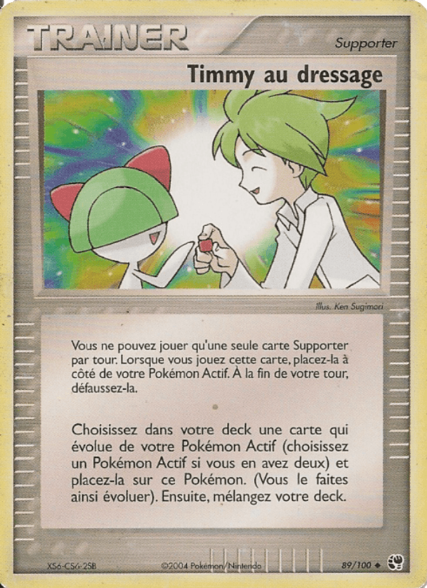 Timmy au dressage, carte 89 de EX Tempête de sable