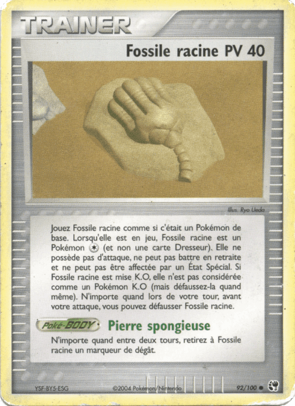 Fossile racine, carte 92 de EX Tempête de sable