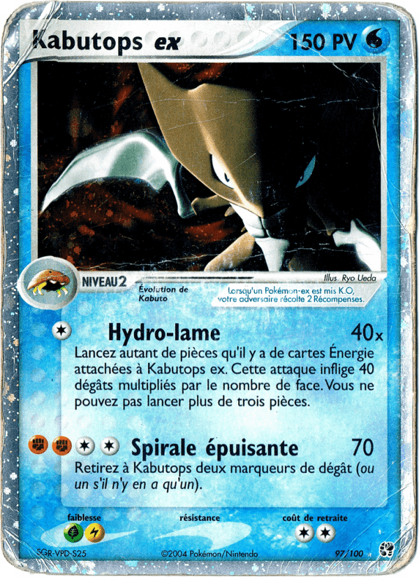 Kabutops ex, carte 97 de EX Tempête de sable
