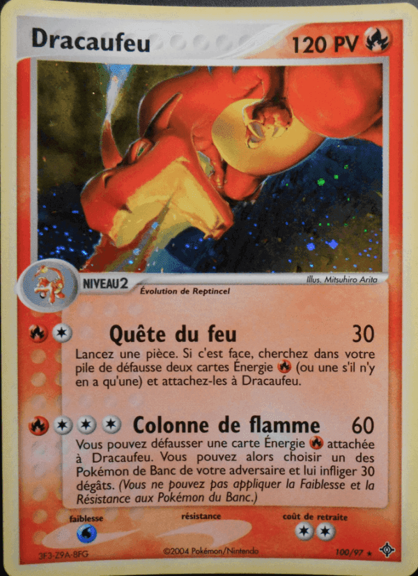 Dracaufeu, card 100 from EX Dragon