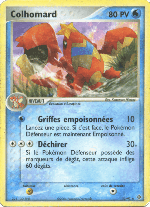 Colhomard, carte 13 de EX Dragon