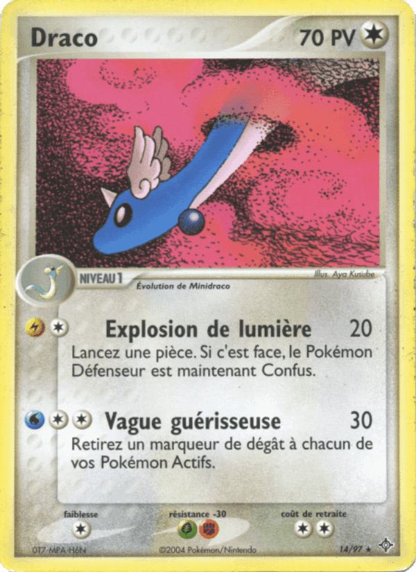 Draco, carte 14 de EX Dragon