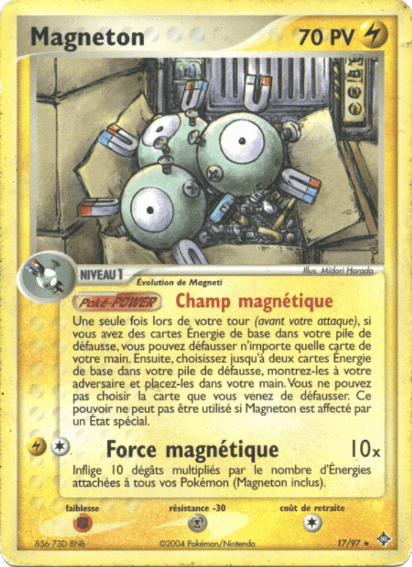 Magnéton, carte 17 de EX Dragon