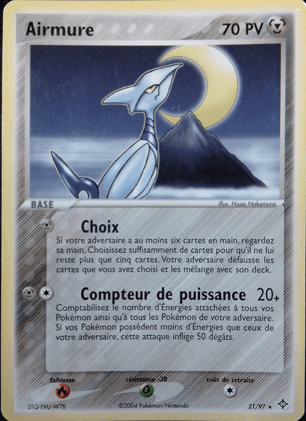Airmure, carte 21 de EX Dragon