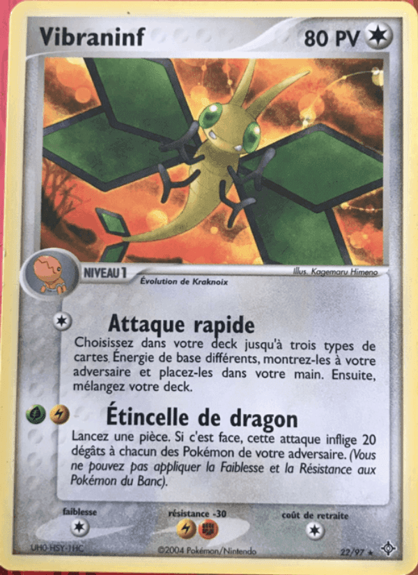 Vibraninf, carte 22 de EX Dragon
