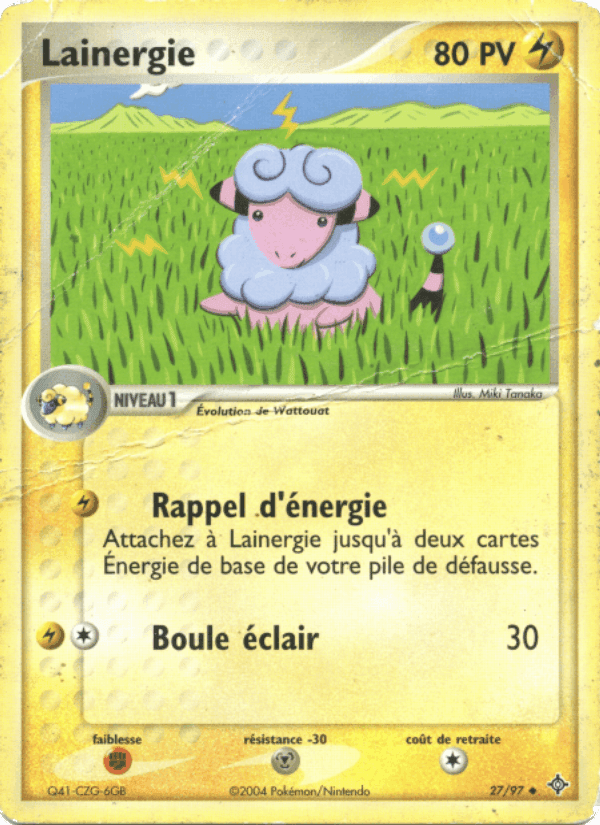 Lainergie, carte 27 de EX Dragon