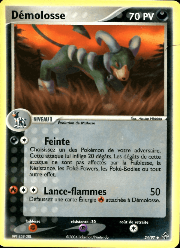 Démolosse, carta 34 di EX Dragon