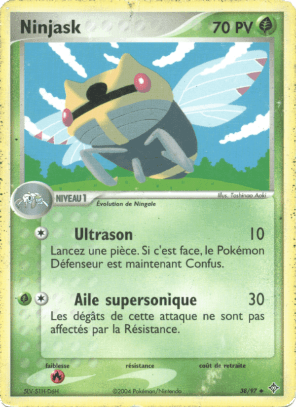 Ninjask, carte 38 de EX Dragon
