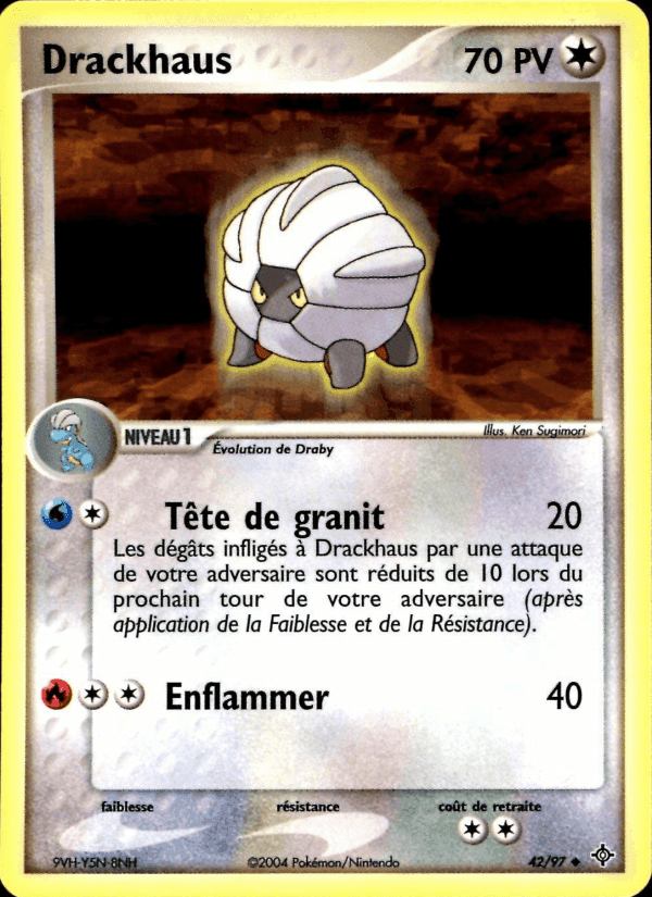 Drackhaus, carte 42 de EX Dragon