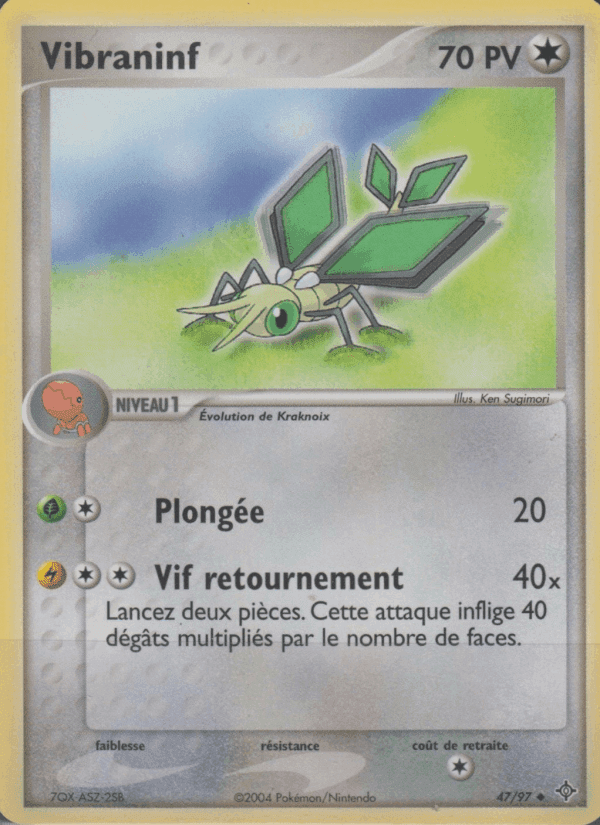 Vibraninf, carte 47 de EX Dragon