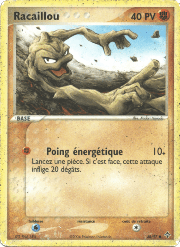 Racaillou, carte 56 de EX Dragon