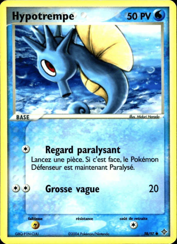 Hypotrempe, carte 58 de EX Dragon