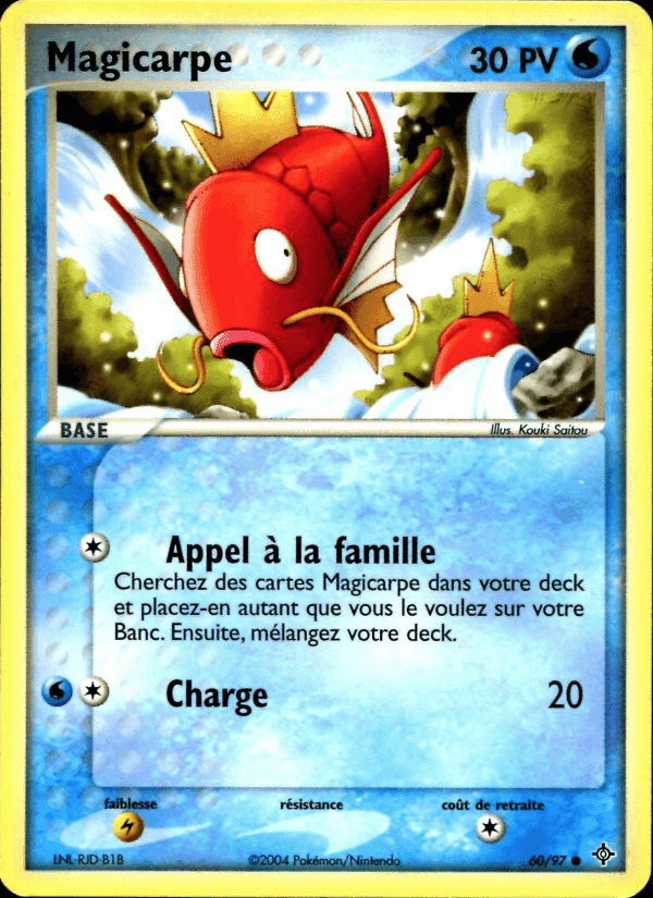 Magicarpe, carte 60 de EX Dragon
