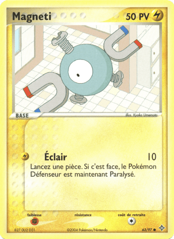 Magnéti, carta 63 de EX Dragon