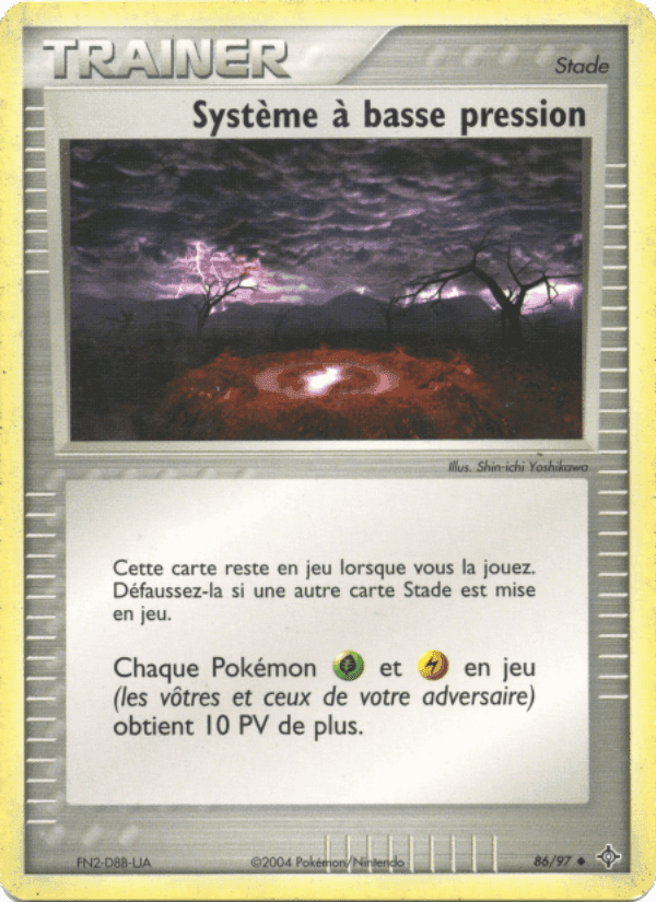 Système à basse pression, card 86 from EX Dragon