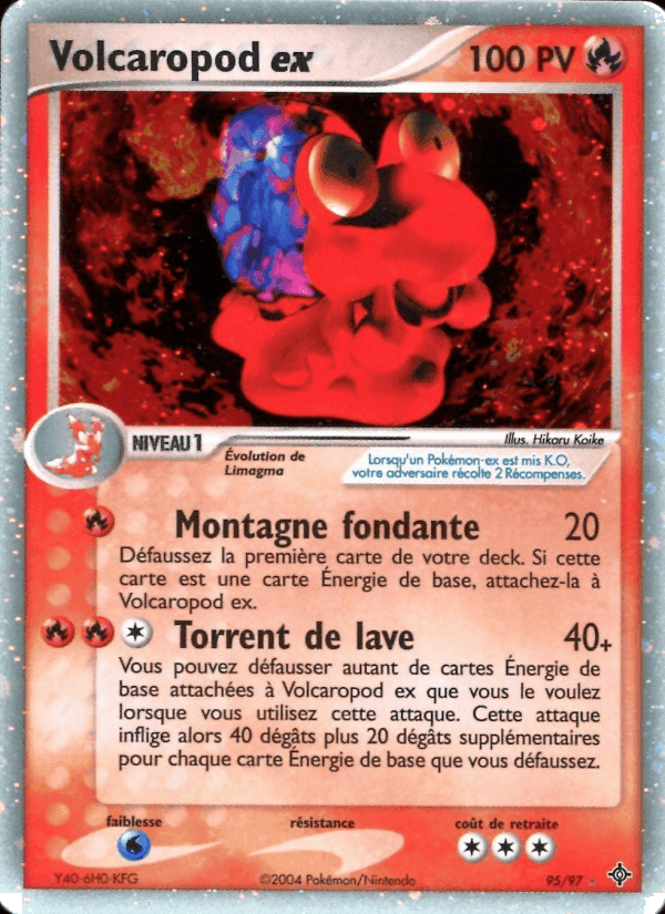 Volcaropod ex, carte 95 de EX Dragon