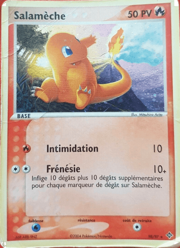Salamèche, carte 98 de EX Dragon