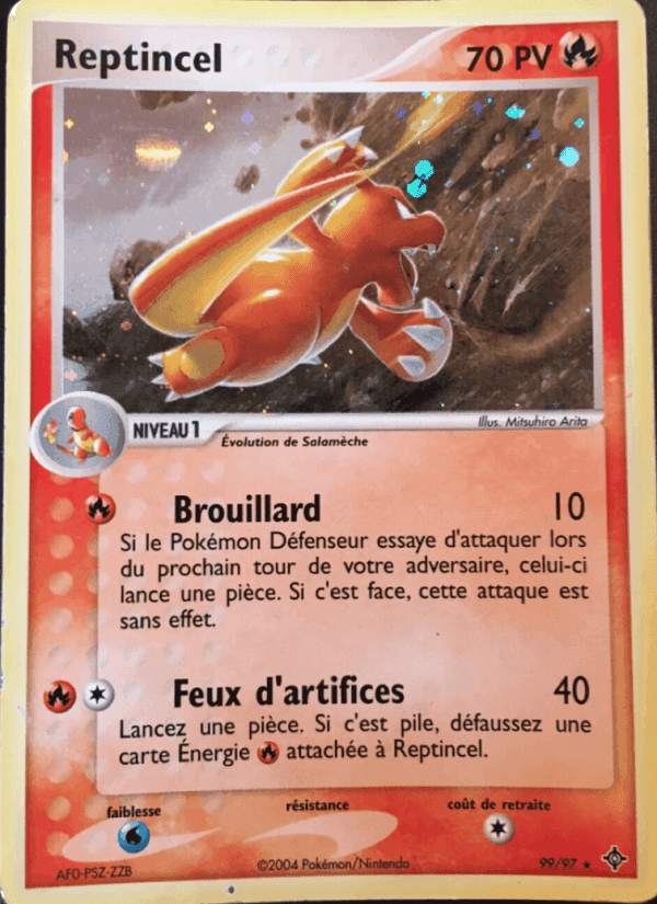 Reptincel, carte 99 de EX Dragon