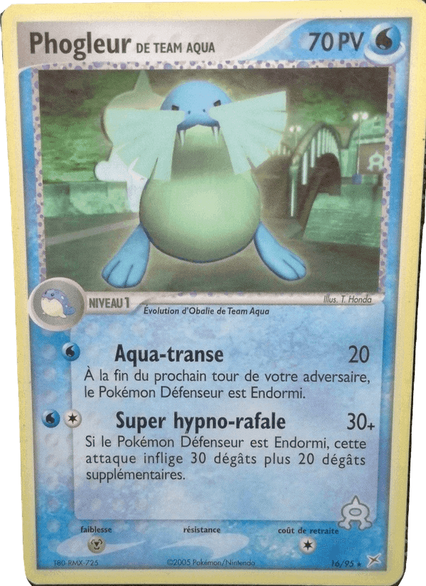 Phogleur de Team Aqua, carte 16 de EX Team Magma vs Team Aqua