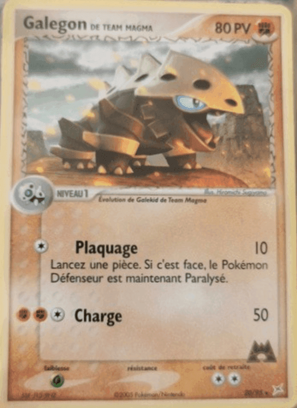 Galegon de Team Magma, carte 20 de EX Team Magma vs Team Aqua