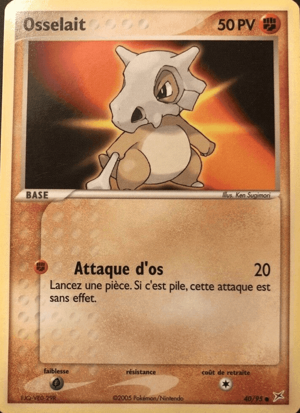 Osselait, carte 40 de EX Team Magma vs Team Aqua