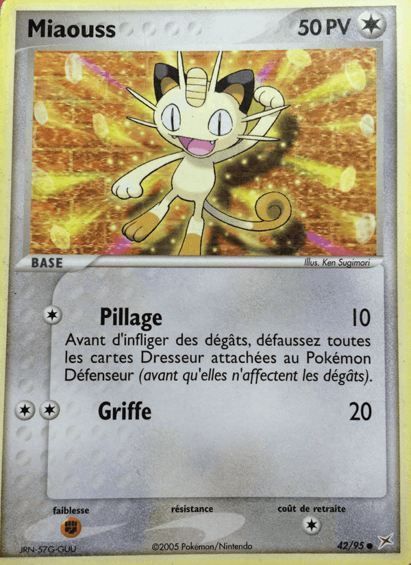 Miaouss, carte 42 de EX Team Magma vs Team Aqua