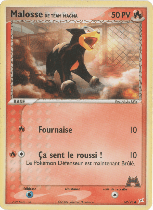 Malosse de Team Magma, carte 62 de EX Team Magma vs Team Aqua